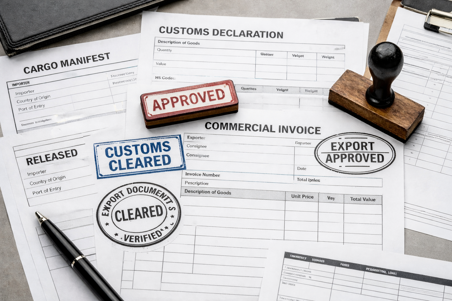 Customs & Documentation Support visual